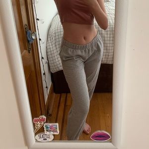 Gray Rosa Sweatpants